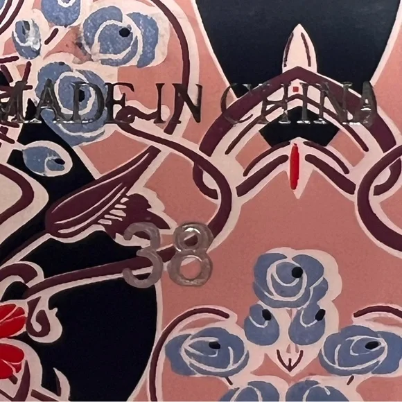 Irregular Choice Green Leather Gold Ricrac Slip On Platform Pumps Heels Women 38 - Picture 13 of 14